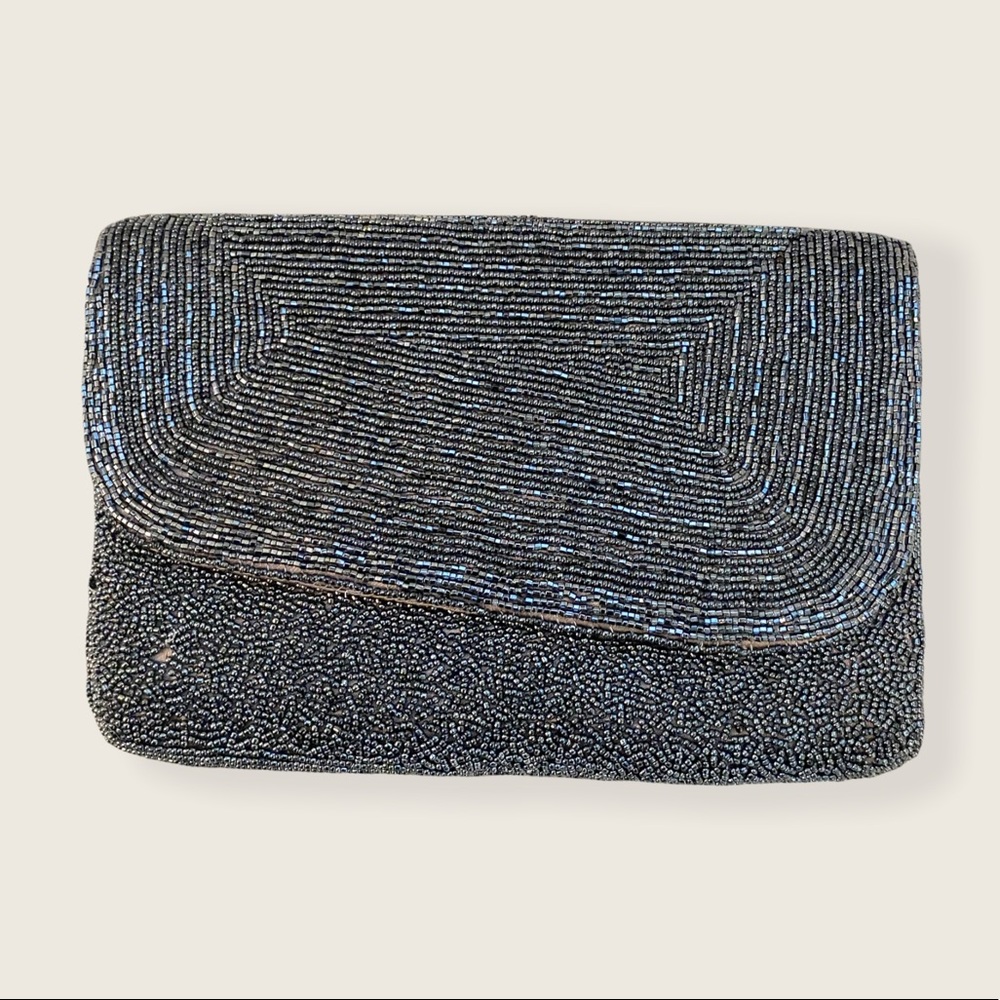 Vintage Loredana Beaded Clutch Made in Hong Kong